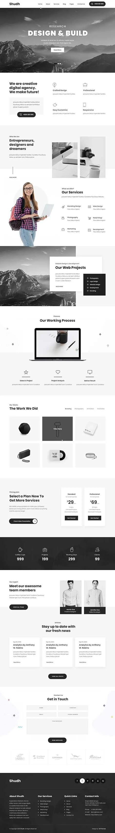 Minimal WordPress theme