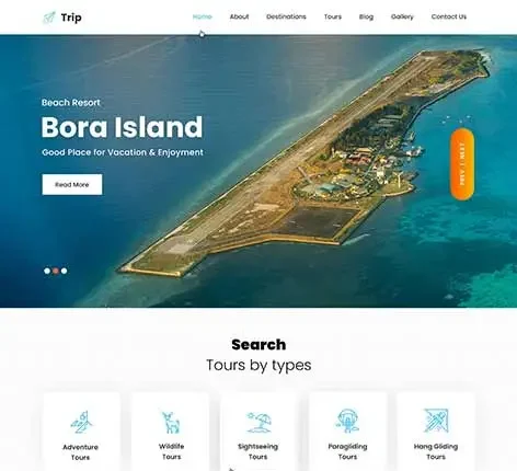 The Trip - travel WordPress template