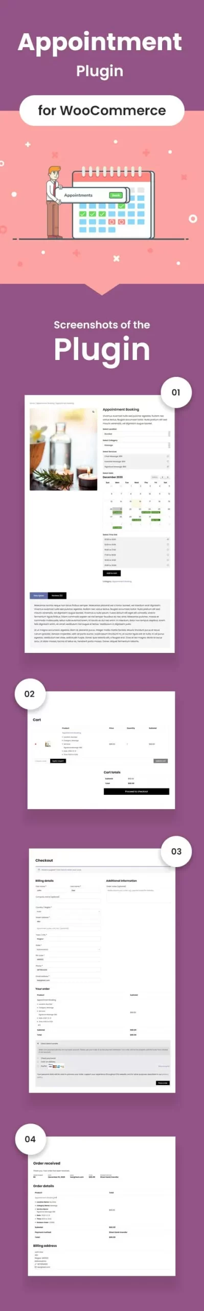 appointment WooCommerce plugin