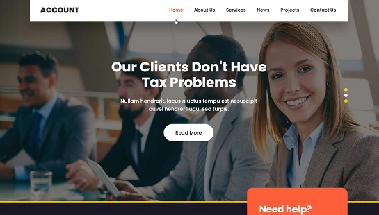 13 Chartered Accountant WordPress Themes for Finance Company