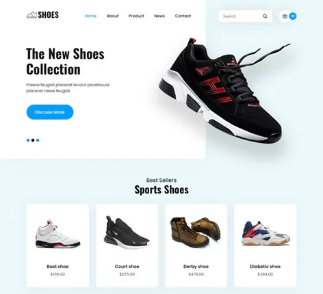 footwear WordPress theme
