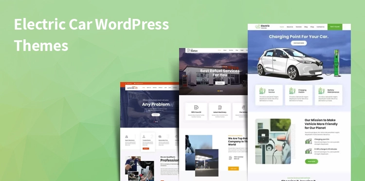 electric car WordPress themes