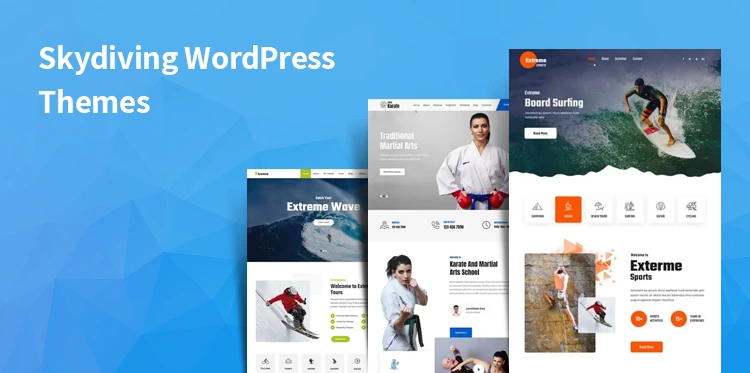 Skydiving WordPress Themes 