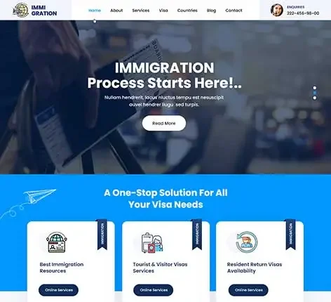 SKT Immigration -Visa Consulting WordPress Theme for Immigration and Study Abroad Services