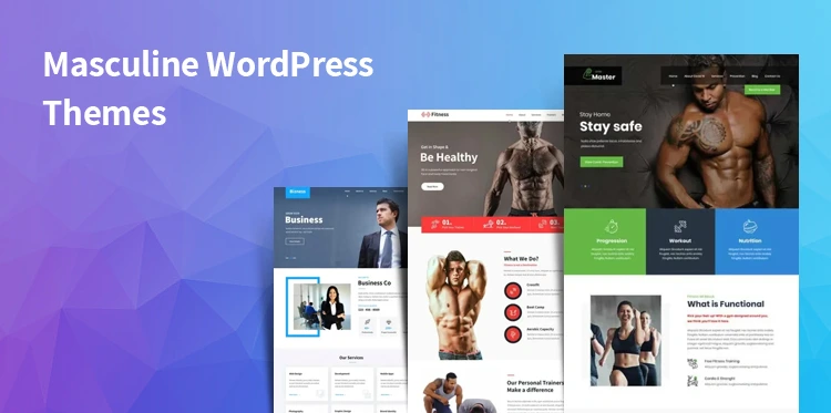 10 Masculine WordPress Themes for Men Fitness Club