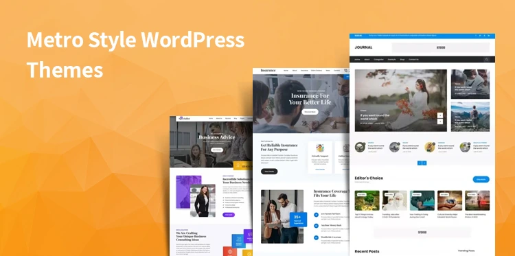 13 Metro Style WordPress Themes for Metro Portfolio