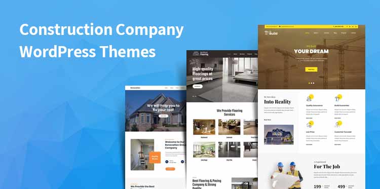 construction company WordPress themes