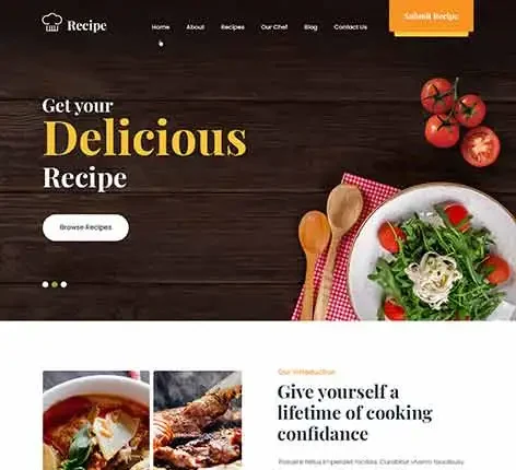 Recipe - Recipe WordPress theme