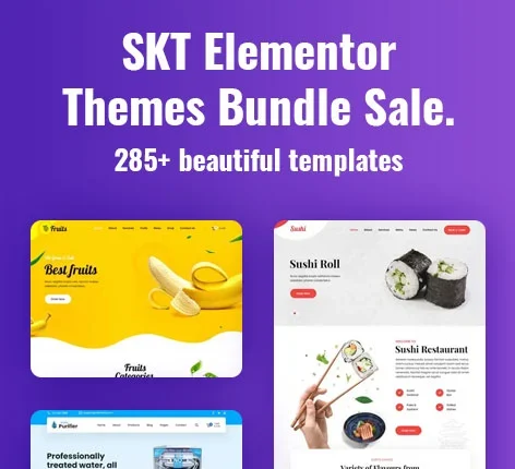 SKT Elements Pro - Elementor WordPress theme