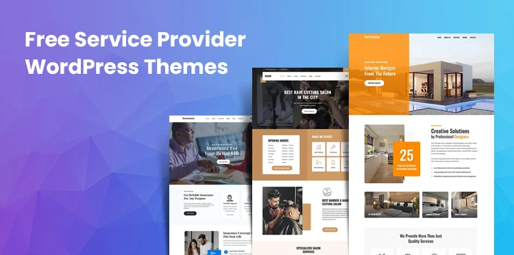 Free Service Provider WordPress Themes 
