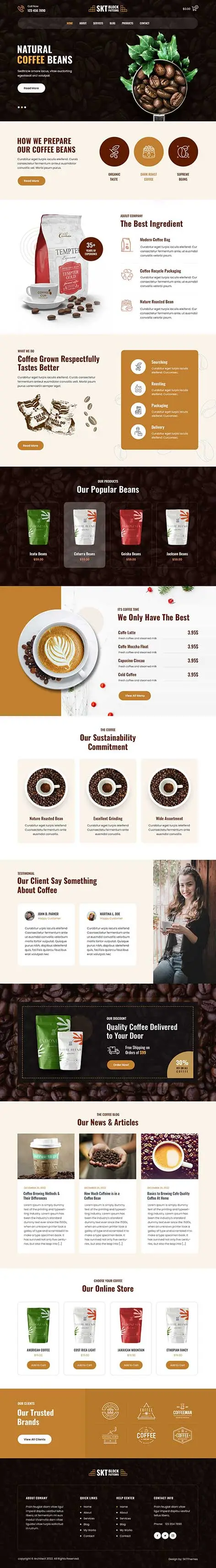 coffee house WordPress theme