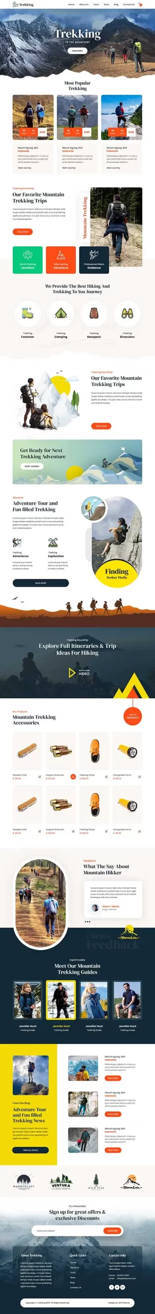 climbing WordPress theme