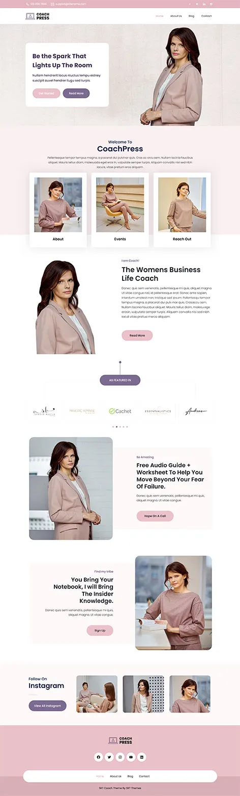 free speaker WordPress theme