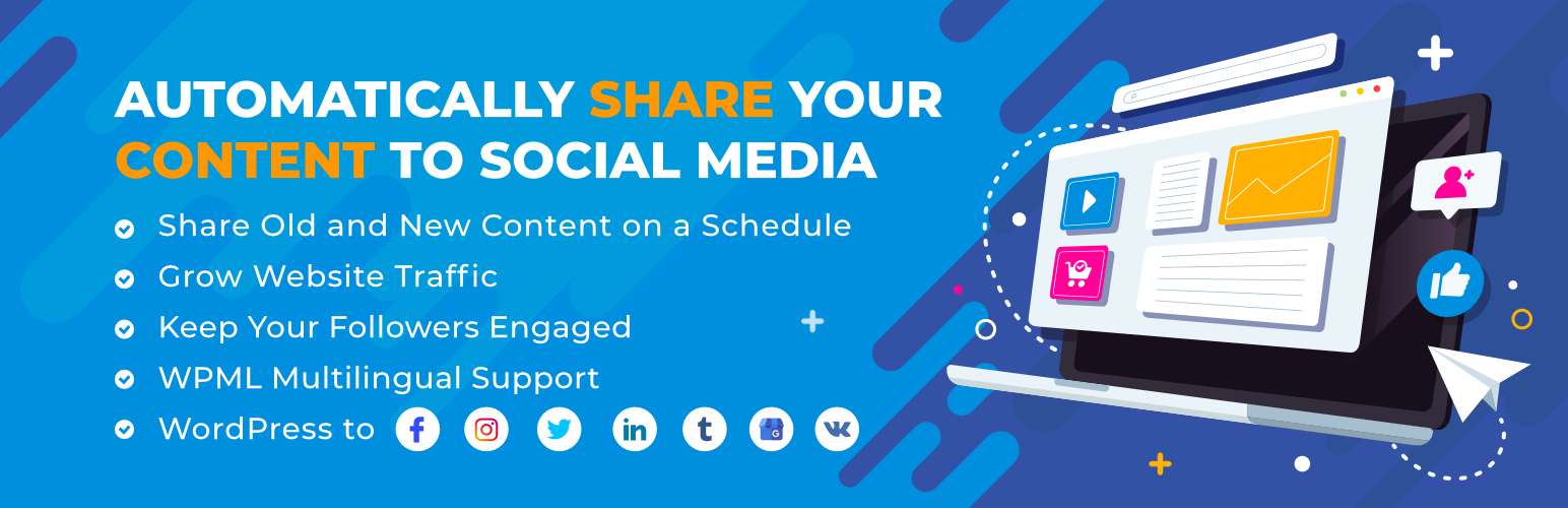 revive social social Media auto post and scheduling automation plugin