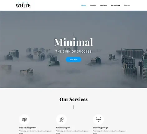 SKT White - free White WordPress theme