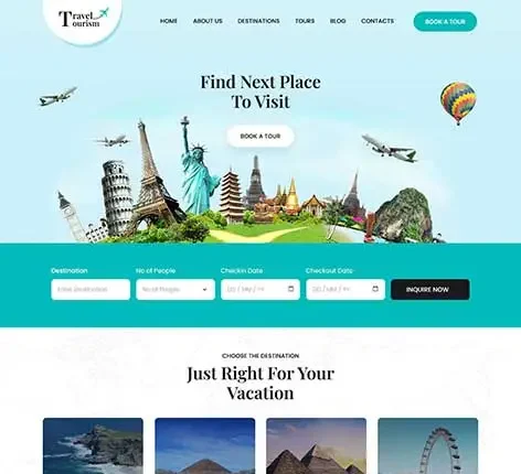 SKT Travel - Travel Tour WordPress Theme