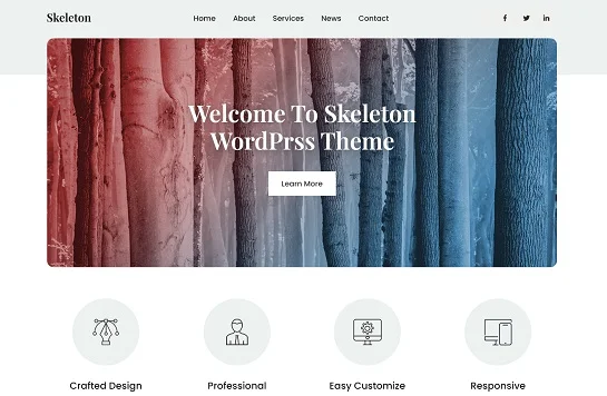 Skeleton FSE Pro WordPress theme