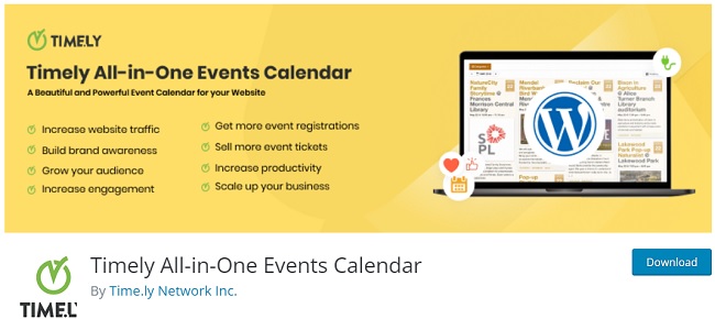 Timely All-in-One Events Calendar