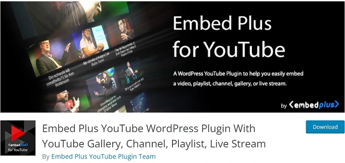 Embed Plus for YouTube