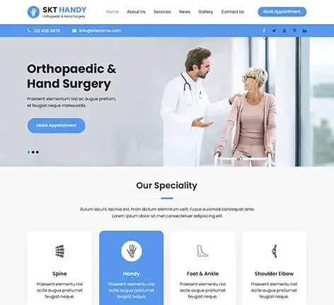 Handy - Doctor WordPress Theme