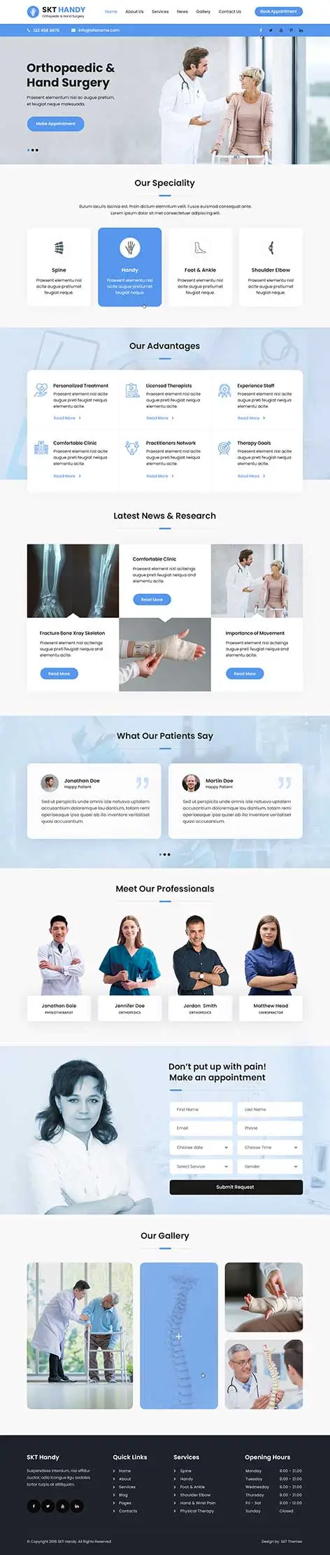 doctor WordPress theme