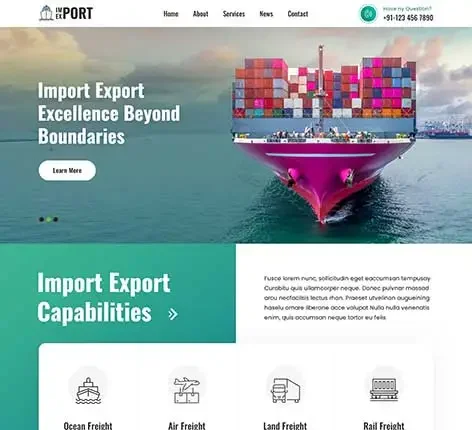 SKT Import Export - Import Export WordPress Theme