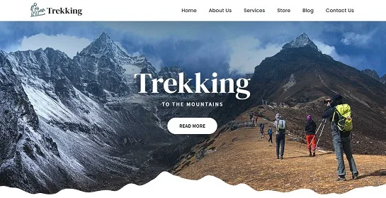 SKT Trekking WordPress theme