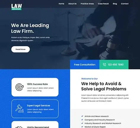 SKT Advocate - Barrister WordPress Theme