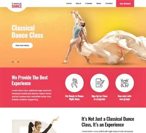 SKT Dance - Dance Academy WordPress theme