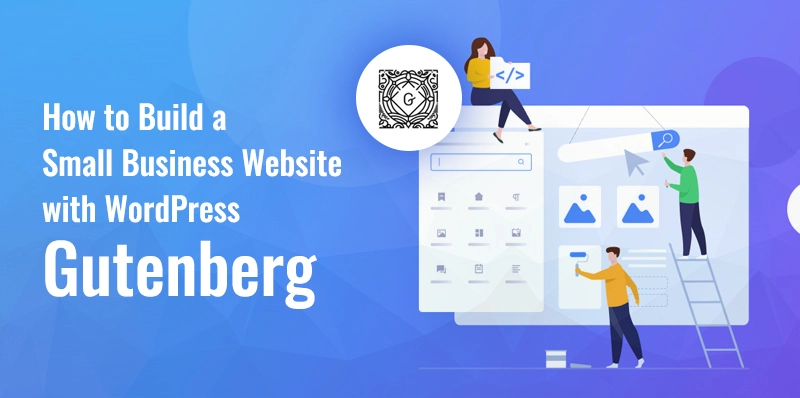 website with WordPress Gutenberg
