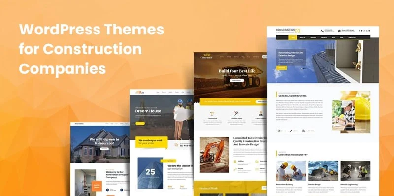 7 Best Premium WordPress Themes for Construction Companies