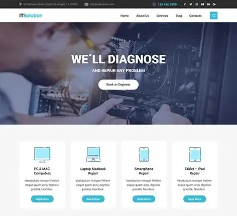 IT Solutions Pro - IT Solution WordPress theme