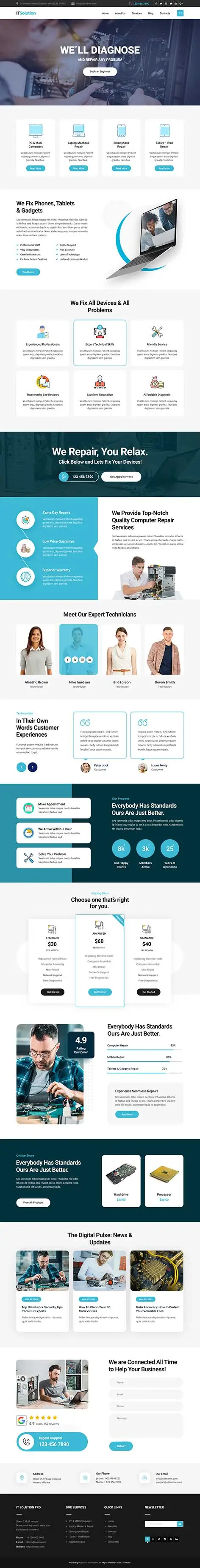 IT Solutions Pro - IT Solution WordPress theme