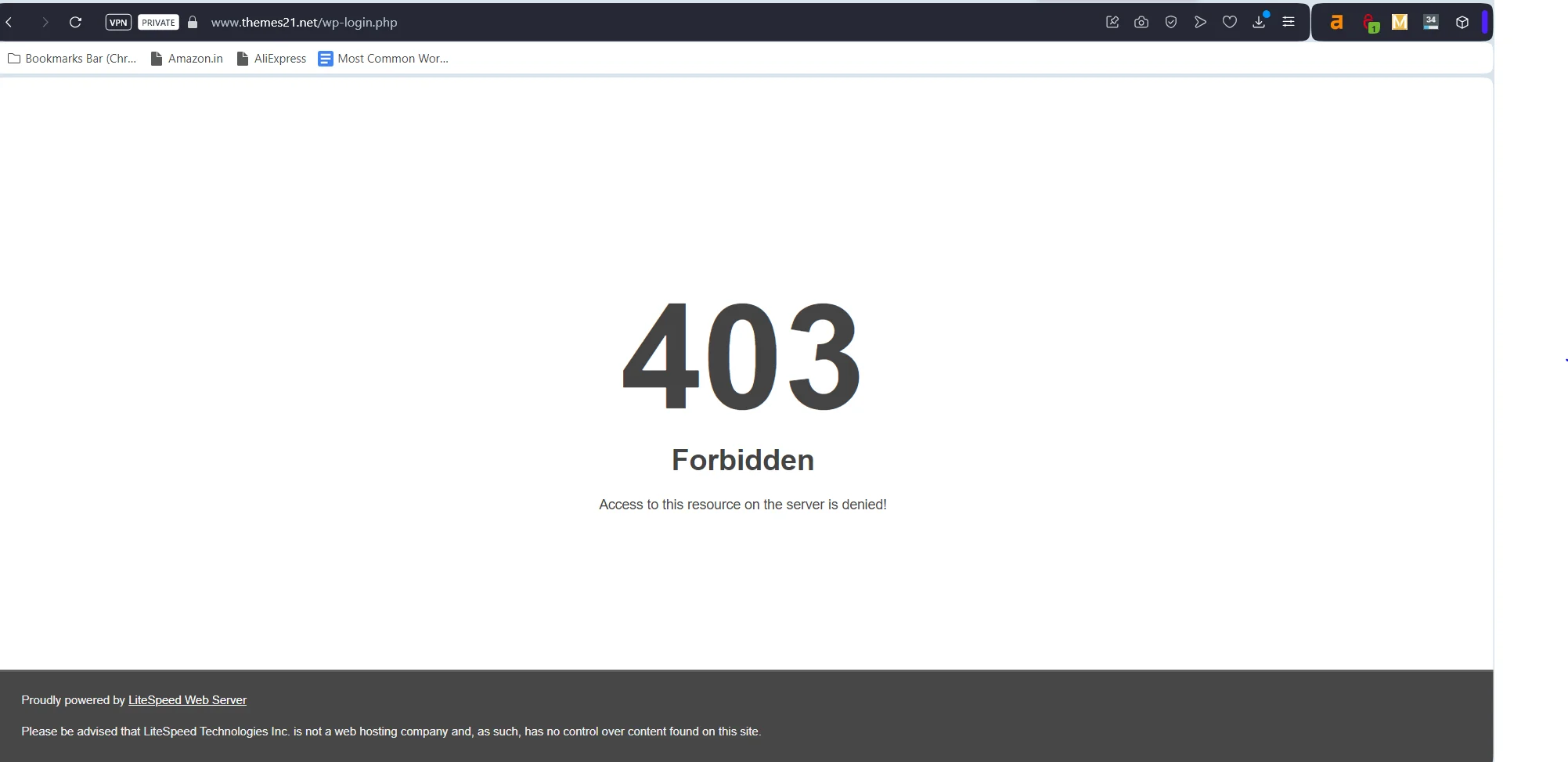 403 Forbidden