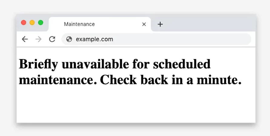Briefly Unavailable for Scheduled Maintenance