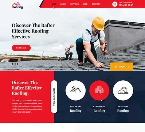 SKT Roofing - Roofing Services WordPress Theme