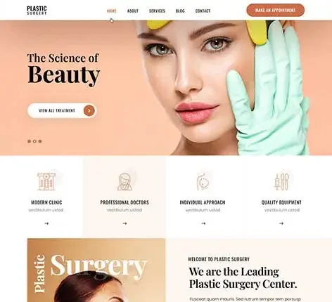 SKT Plastic Surgery - Plastic Surgery WordPress Theme