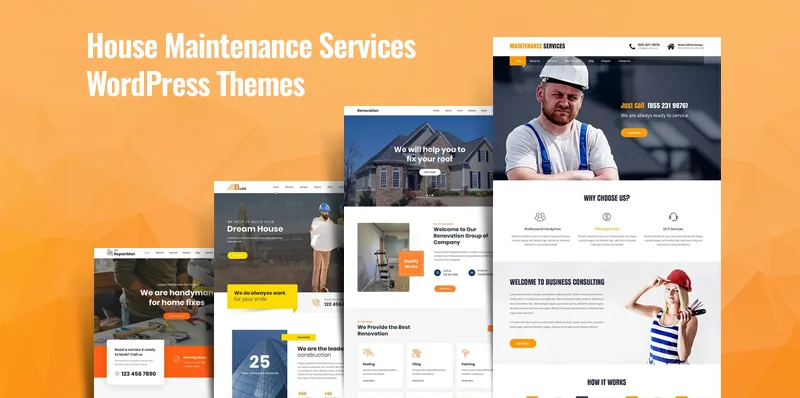 House Maintenance Services WordPress Themes