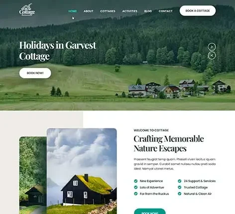 Cottage WordPress theme