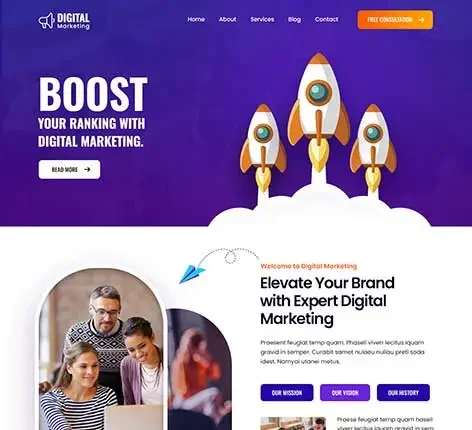 skt marketer - online marketing WordPress theme