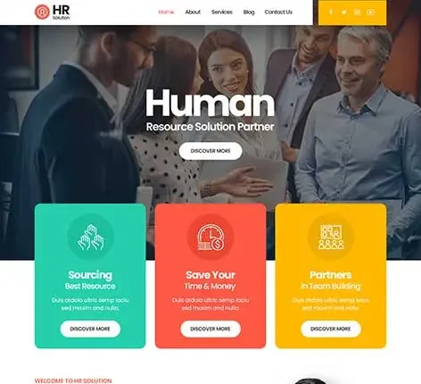 HR Management - HR Management WordPress theme