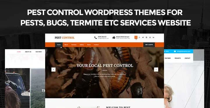 7 Best Pest Control WordPress Themes for Termite Services Website