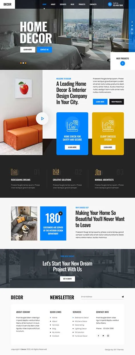 Awesome WordPress Theme Free with flexible design and fast loading