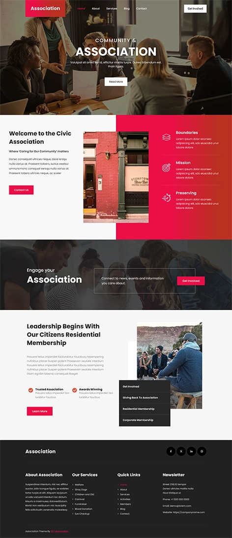 free community WordPress theme