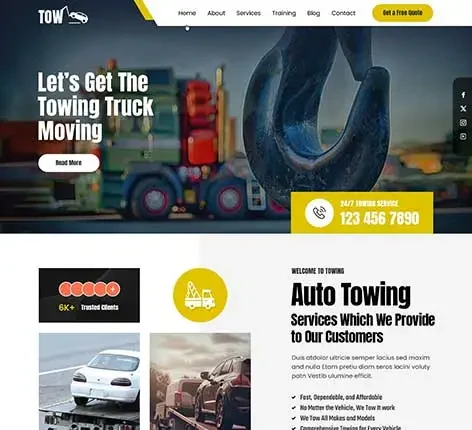 Towing - Towing WordPress theme