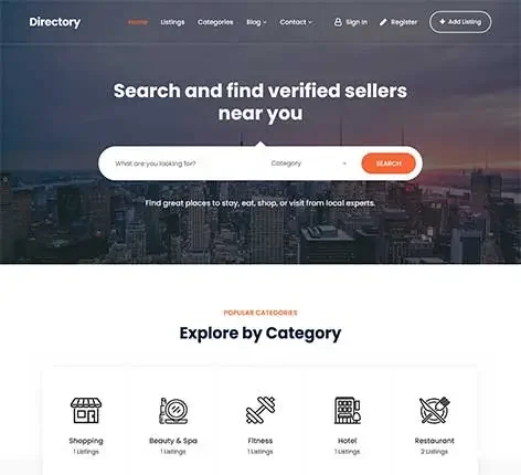 Article Directory WordPress Theme for publishing and categorizing content