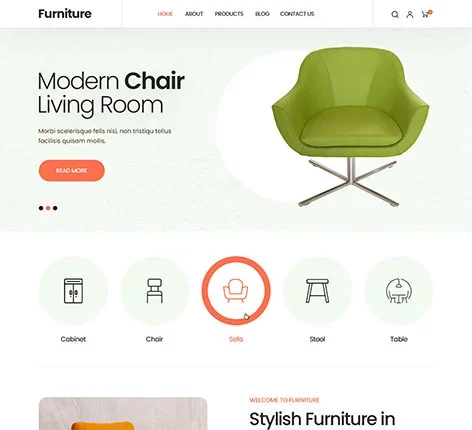 Furniture Pro - Furniture Carpenter WordPress theme