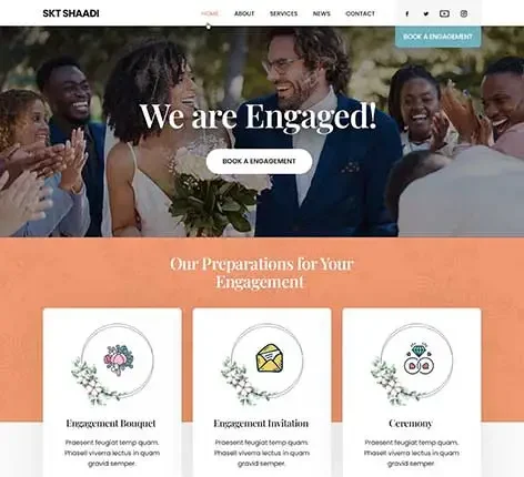 Matrimonial WordPress Theme for match-making and marriage bureau websites