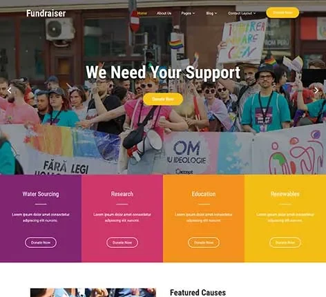 Advocacy Group WordPress Theme from SKT Themes