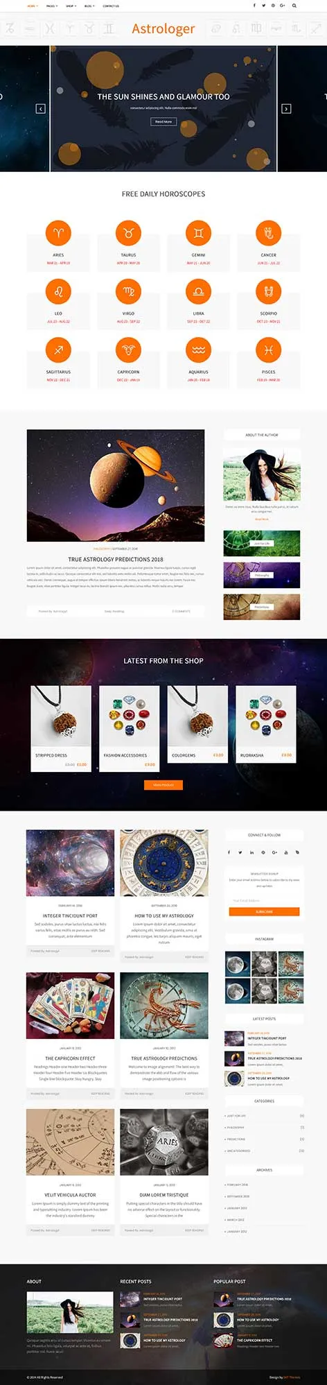 Aesthetic Blog WordPress Theme for Stylish Bloggers